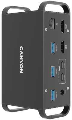 Фото - Док-станція Canyon HDS-95ST USB-C 14-в-1 Black (CNS-HDS95ST)