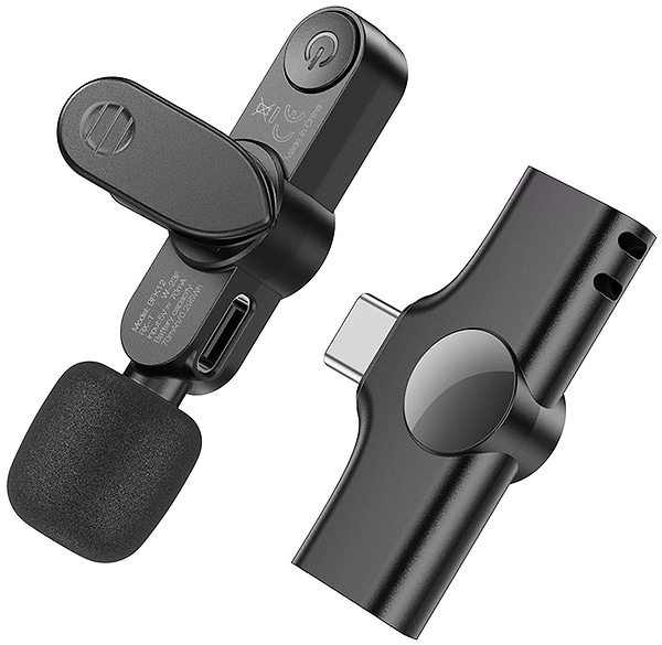 Фото - Микрофон для смартфона BOROFONE BFK12 Type-C Black (6941991106392)