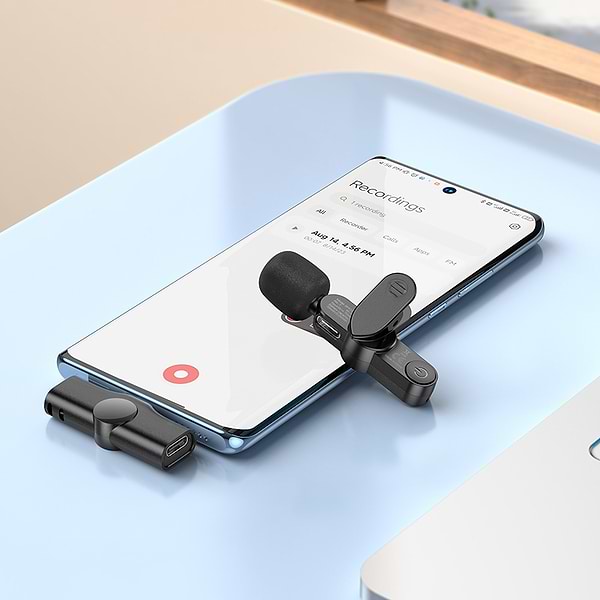 Фото - Микрофон для смартфона BOROFONE BFK12 Type-C Black (6941991106392)