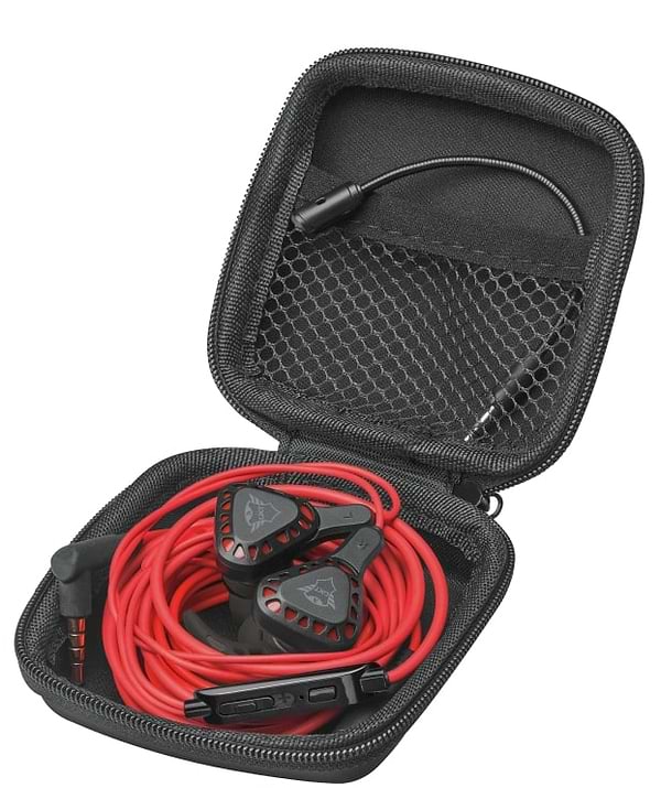 Фото - Гарнитура проводная игровая Trust GXT 408 Cobra Multiplatform 3.5mm Red (23029)
