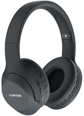 Фото - Навушники повнорозмірні бездротові Canyon BTHS-3 Dark grey (CNS-CBTHS3DG)