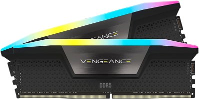 Память DDR Corsair DDR5 2x16GB/5200 Vengeance RGB Black (CMH32GX5M2B5200C40)