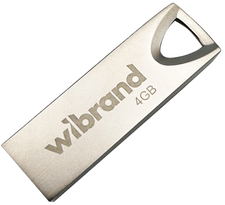 Флеш USB Wibrand USB 2.0 Taipan 4Gb Silver (WI2.0/TA4U2S)