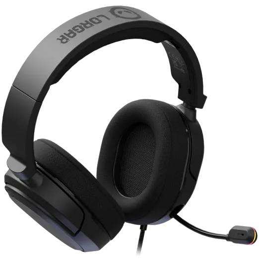 Фото - Гарнитура проводная игровая Lorgar Kaya 360 Gaming 7.1 USB Black (LRG-GHS360)