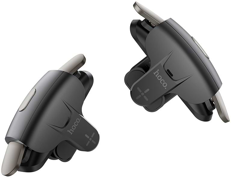 Геймпад HOCO GM6 Wild wolf pulse mobile game button Black Metal Gray (6931474751959)