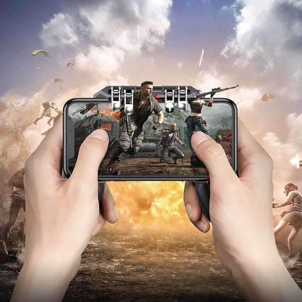 Фото - Геймпад HOCO GM7 Eagle six finger game controller Black (6931474752925)