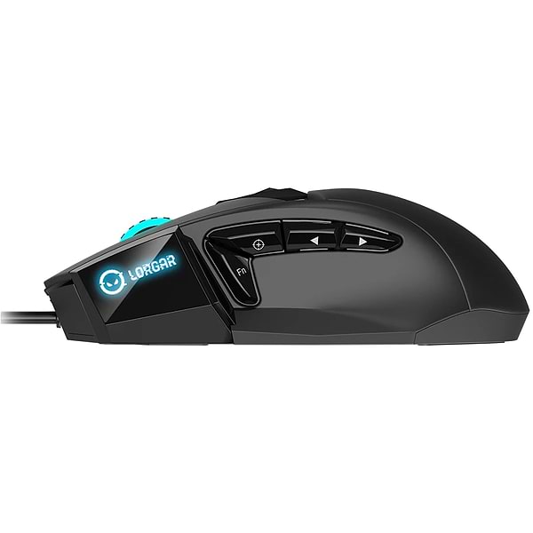 Фото - Миша дротова ігрова Lorgar Stricter 579 RGB LCD Wired USB Black (LRG-GMS579)