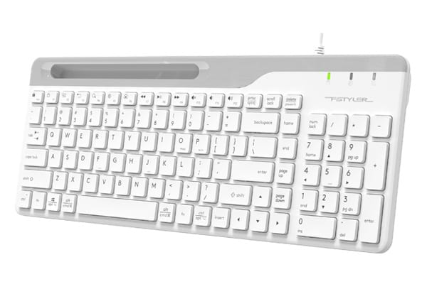 Фото - Клавіатура дротова A4tech FK25 (White)