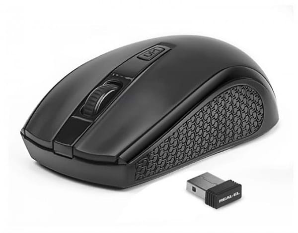 Фото - Миша бездротова REAL-EL RM-308 Black USB