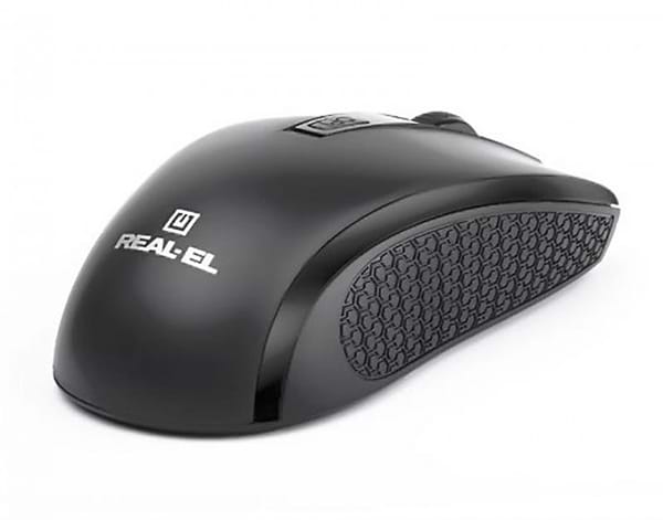 Фото - Миша бездротова REAL-EL RM-308 Black USB