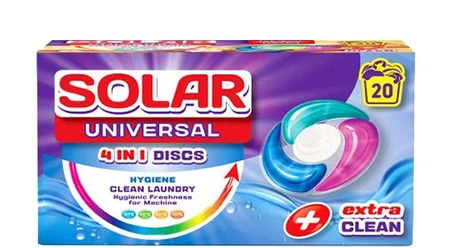 Купить Капсулы для стирки Solar Universal 20 шт. (4820269930230) - Фото 1 Капсулы для стирки Solar Universal 20 шт. (4820269930230) - Фото 1