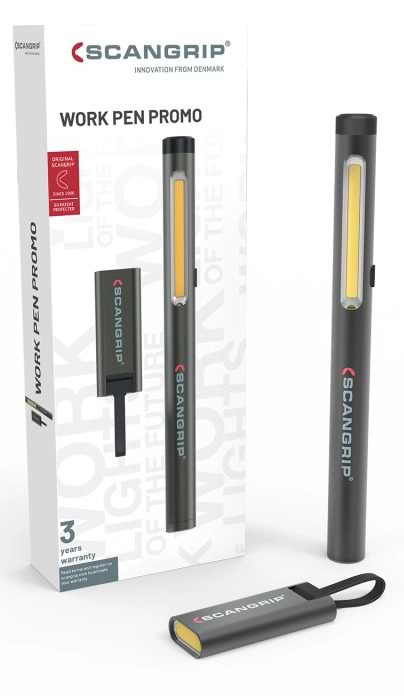 Фонарь аккумуляторный SCANGRIP WORK PEN 200 R/FLASH MICRO R (49.0529)