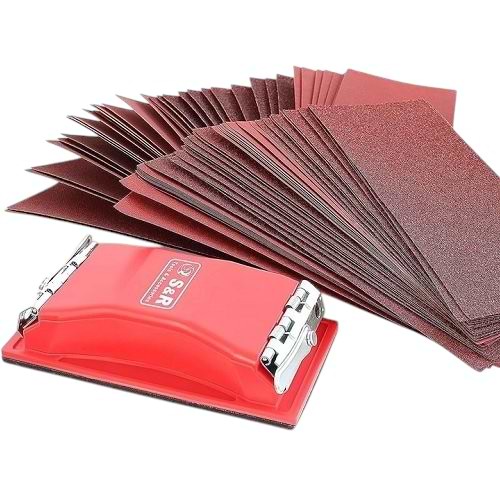 Фото - Лист шлифовальный S&R 93х230 мм 80 шт. (232093080)