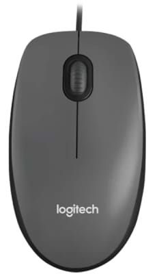 Миша дротова Logitech M100 Black (910-006652) - Фото 1