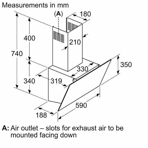 Фото - Вытяжка декоративная Bosch DWK63PJ60T
