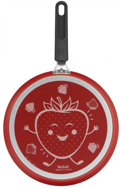 Фото - Сковорода для млинців Tefal B4391102 FRUITS (полуниця) 28 см