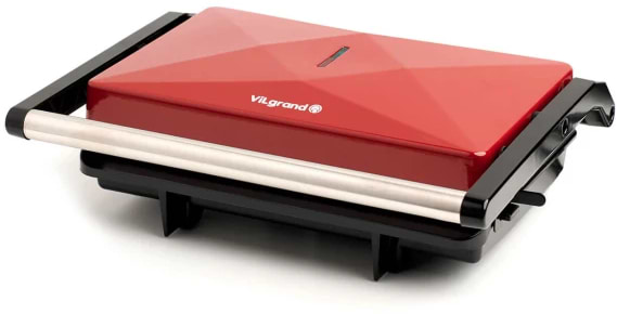Гриль-барбекю электрический ViLgrand VSG1011 Red - Фото 1