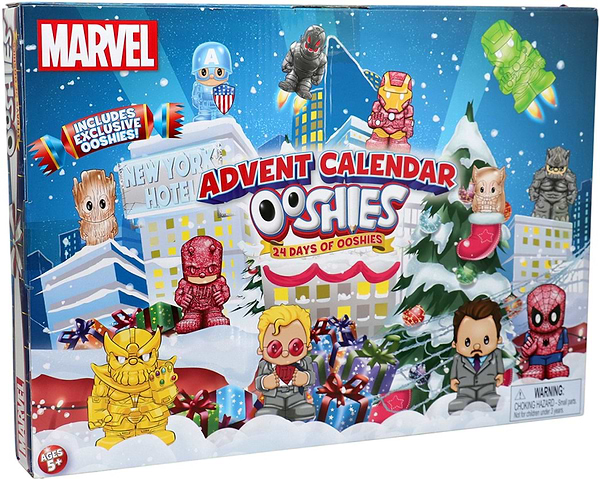 Фото - Набір ігрових фігурок Ooshies АДВЕНТ-КАЛЕНДАР МАРВЕЛ (24 фігурки) (23296)
