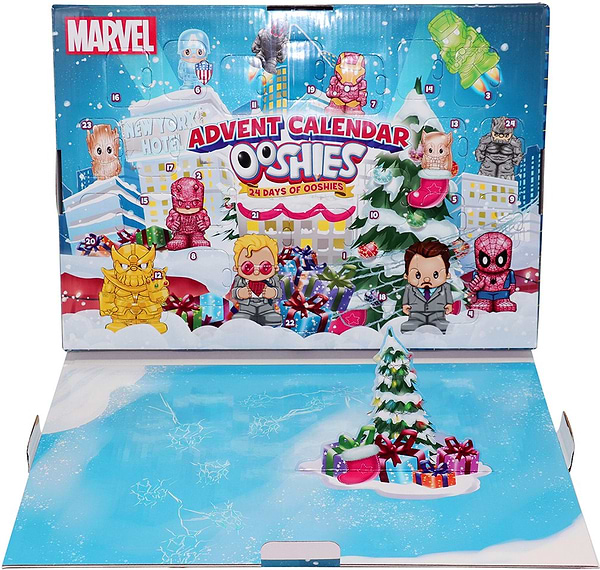 Фото - Набір ігрових фігурок Ooshies АДВЕНТ-КАЛЕНДАР МАРВЕЛ (24 фігурки) (23296)