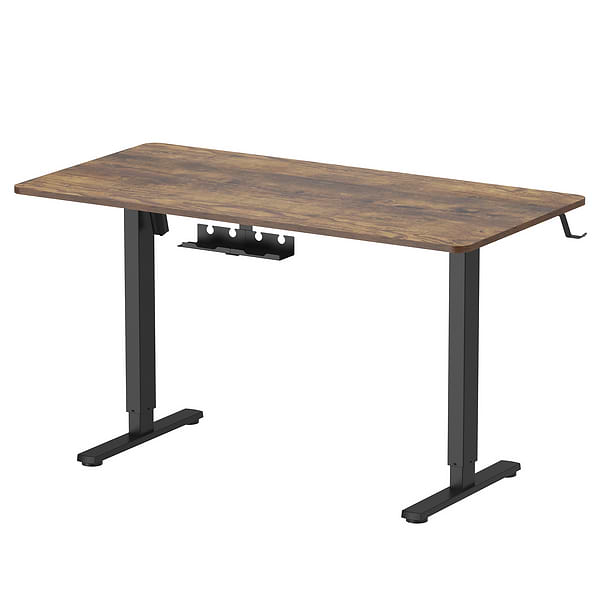 Фото - Стіл комп'ютерний OfficePro ODE1470DW Dark Wood/Black