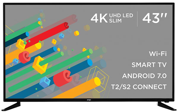 Фото - Телевизор Ergo LE43CU6550AK Фото - Телевизор Ergo LE43CU6550AK