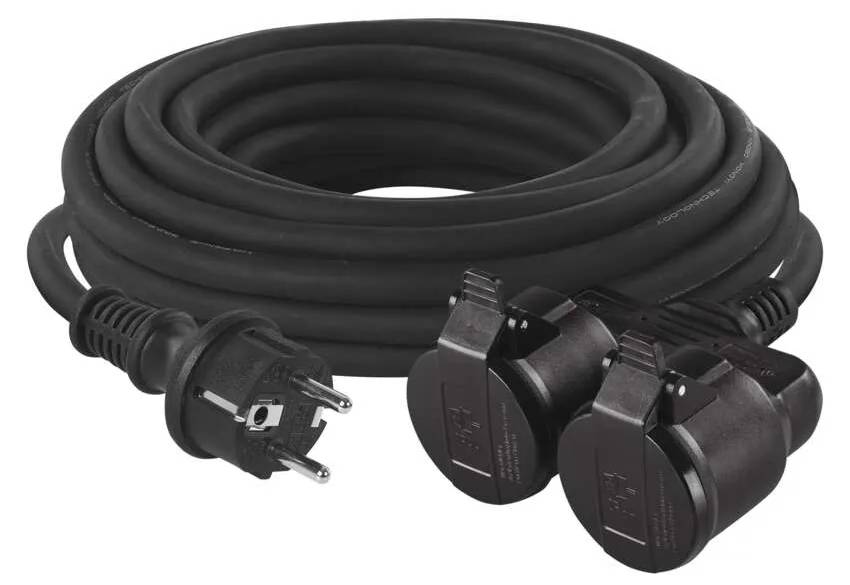 Удлинитель 220В EMOS P0702, 2 розетки, 15м.