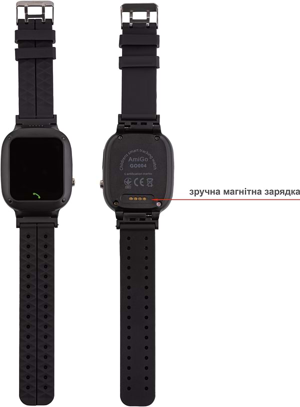 Фото - Уценка - Детские часы AmiGo GO004 SP Camera+LED Black