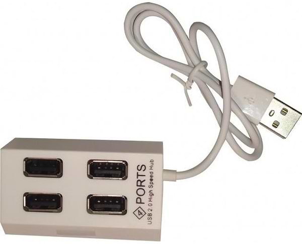 Фото - Хаб USB Atcom TD4004 4хUSB2.0 White (AT10724)