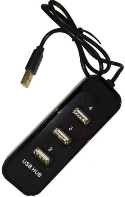 Хаб USB Atcom TD4006 4хUSB2.0 Black (AT10726)