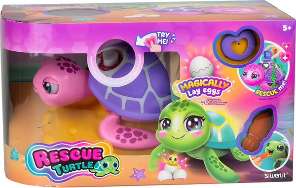 Фото - Интерактивная игрушка Silverlit Спаси Черепаху розовая (88634)
