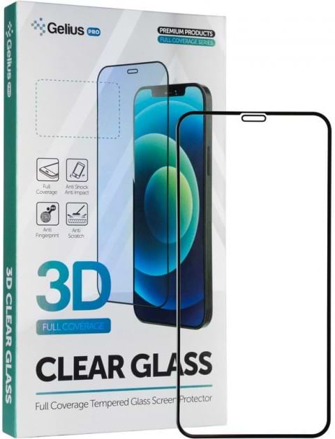 Защитное стекло для смартфона Gelius Pro 3D for iPhone X/Xs Black (88413)