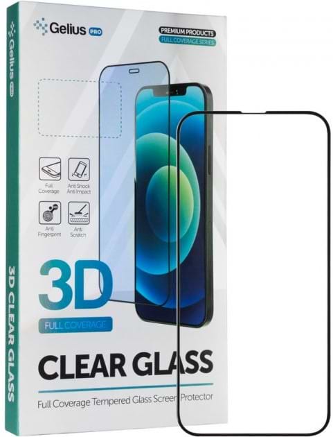 Защитное стекло для смартфона Gelius Pro 3D for iPhone 13 Pro Max Black (88987)