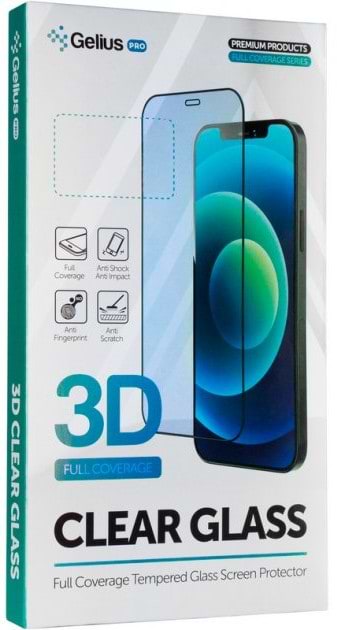 Защитное стекло для смартфона Gelius Pro 3D for iPhone 13 Mini Black (89093)