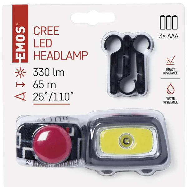 Фото - Ліхтар налобний EMOS P3531 330Lm 65m