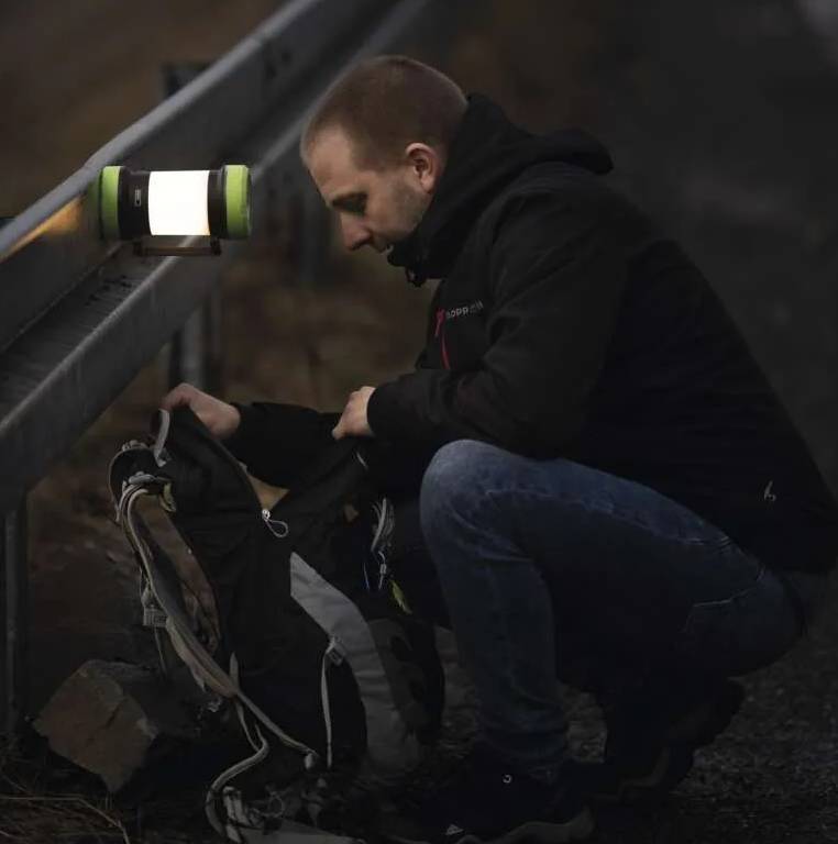 Фото - Фонарь EMOS кемпинговый P2313 350Lm 4000 mAh пластик резина