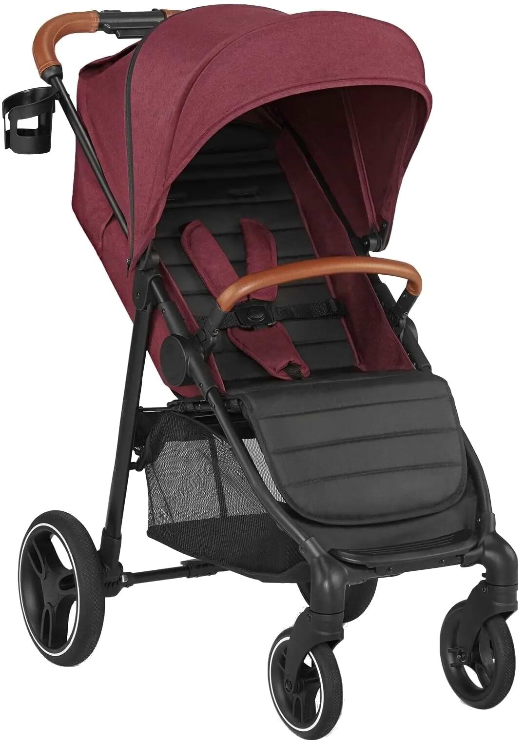 Коляска прогулянкова Kinderkraft Grande LX Burgundy (KKWGRANBRG00LX)