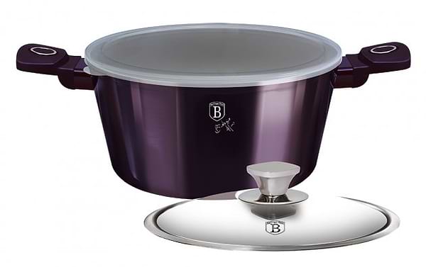 Фото - Уценка - Кастрюля BerlingerHaus Purple Eclipse 6.1 л (BH 6630)