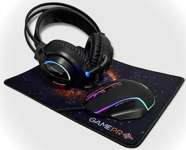 Фото - Мышь проводная игровая GamePro Gameset 3in1 GS890USB (+ наушники и коврик)