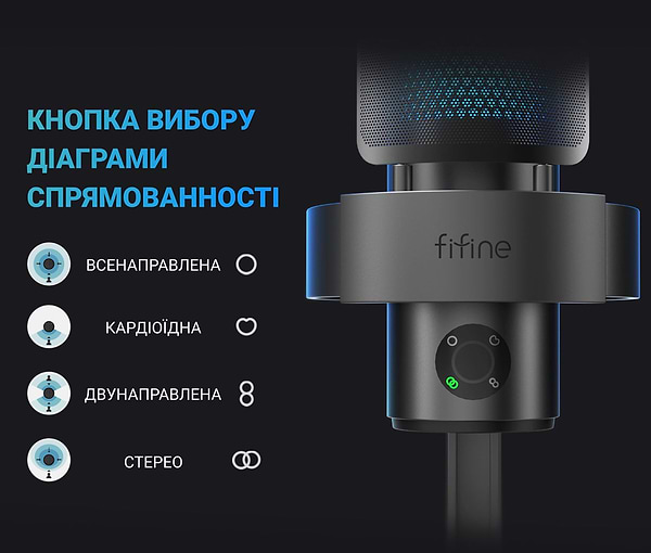 Фото - Микрофон для компьютера проводной Fifine A9