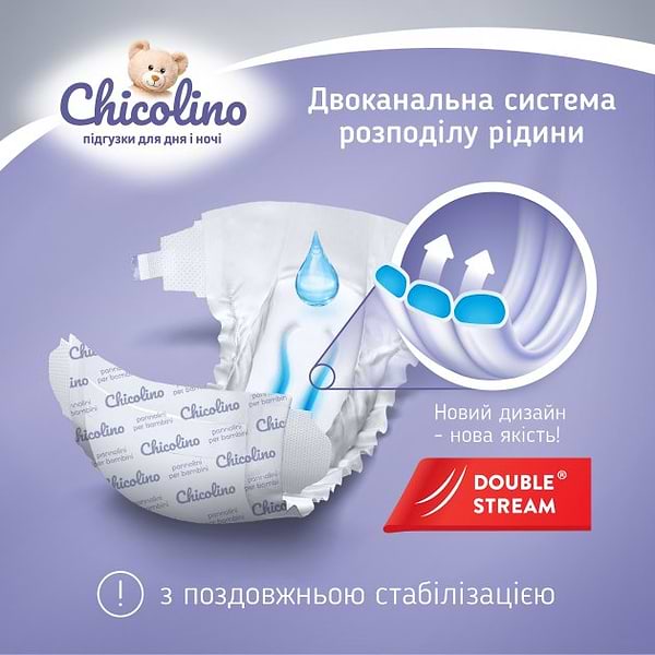 Фото - Одноразовые подгузники Chicolino Размер 3 JUMBO Classico (4-9 кг), 108 шт. (54*2) (NCh6327N)