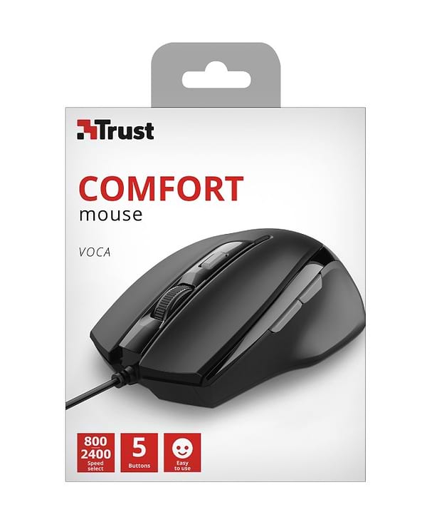Фото - Мышь проводная Trust Voca USB Black (23650)