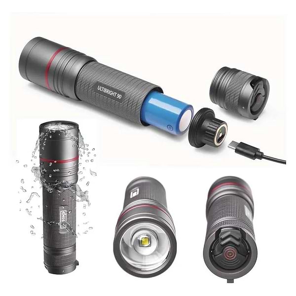 Фото - Фонарь EMOS P3190 Ultibright 90 1200 Lm 5000 mAh металл фокус