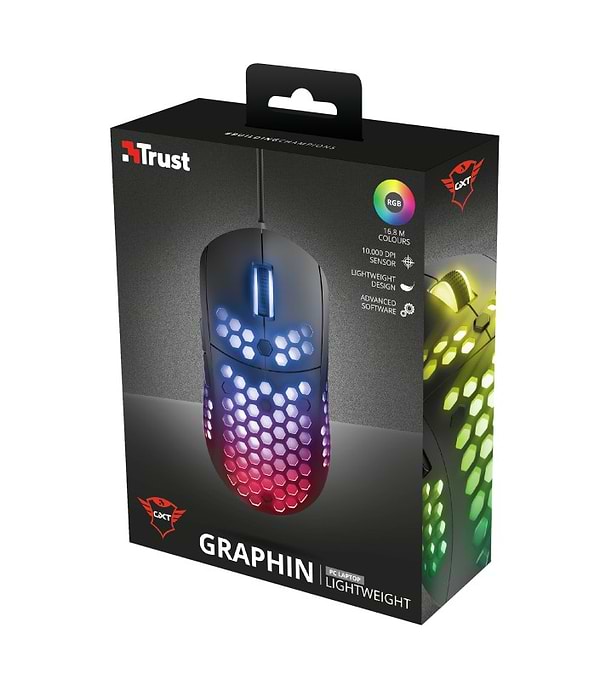 Фото - Миша дротова ігрова Trust GXT 960 Graphin Ultra-lightweight RGB USB Black (23758)