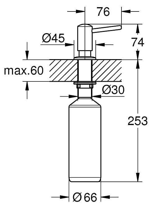 Фото - Дозатор для мыла Grohe Хром (40536000)
