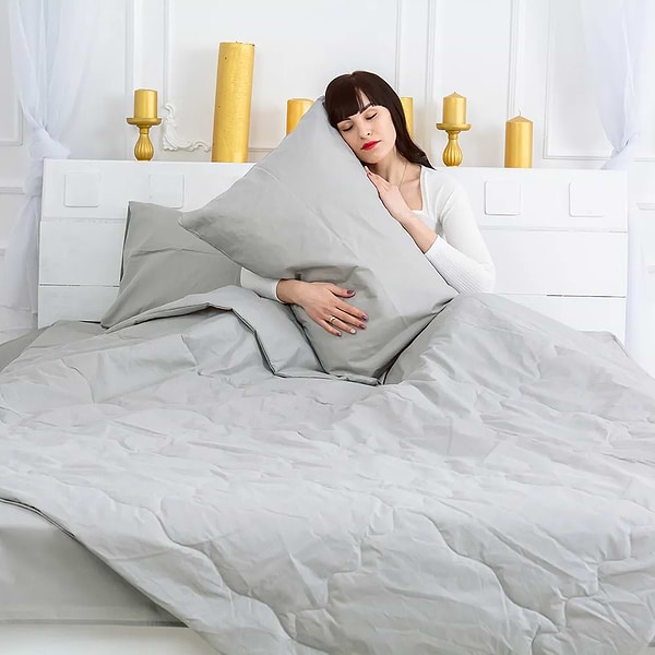 Фото - Одеяло детское лето MirSon BamBoо №2376 Light Gray 110x140 см (2200003031577)