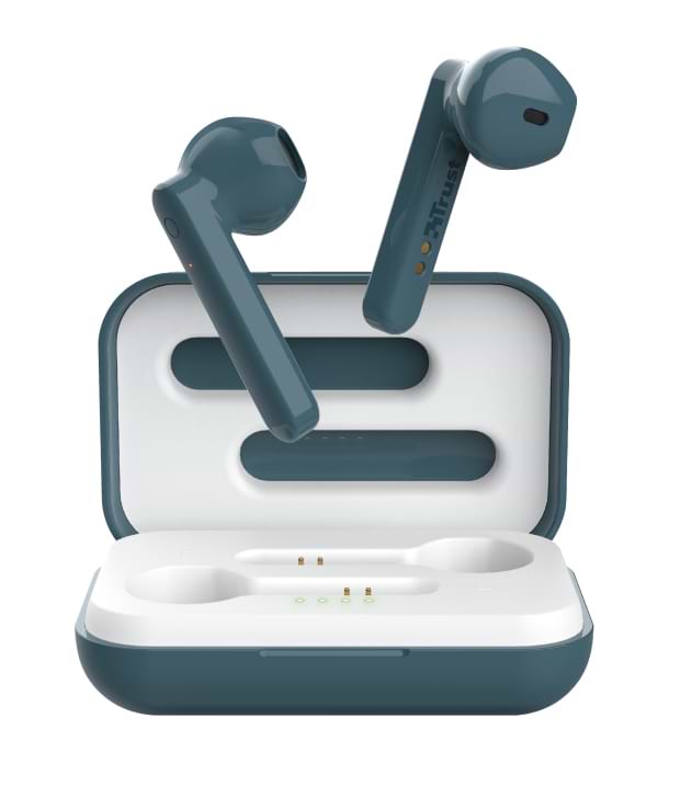 Навушники вкладиші бездротові TWS Trust Primo Touch True Wireless Mic Blue (23780) - Фото 1