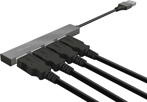 Фото - Хаб USB Trust Halyx Aluminium (23786)