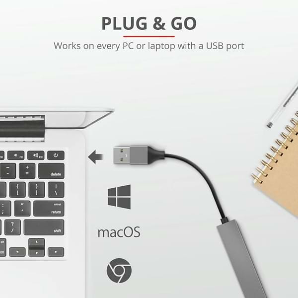 Фото - Хаб USB Trust Halyx Aluminium (23786)
