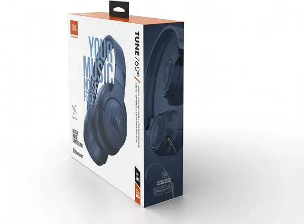 Фото - Наушники полноразмерные беспроводные JBL Tune 760NC Blue (JBLT760NCBLU)