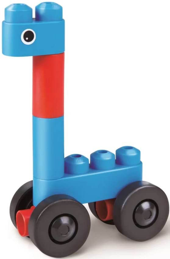 Фото - Пластиковий конструктор PolyM Машинки і звірята 6 деталей (760001)